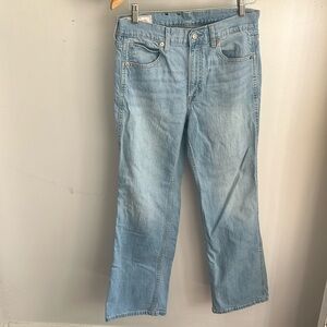 Flare high rise jeans